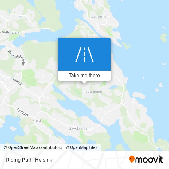 Riding Path map