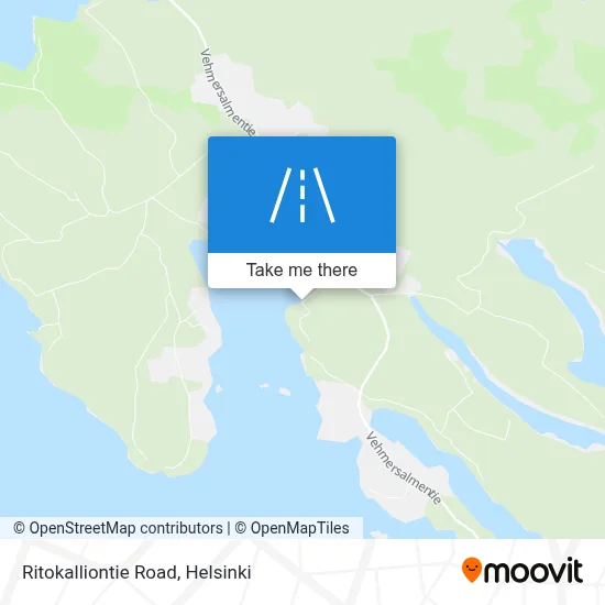 Ritokalliontie Road map