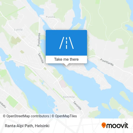 Ranta-Alpi Path map