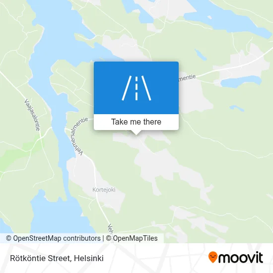 Rötköntie Street map