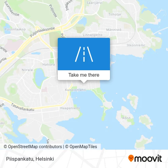 Piispankatu map