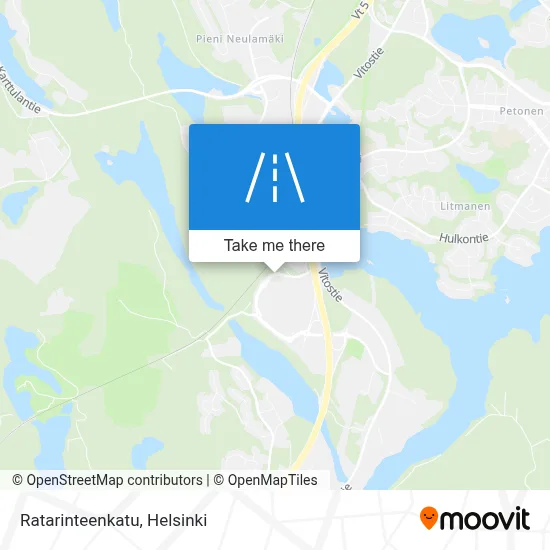 Ratarinteenkatu map