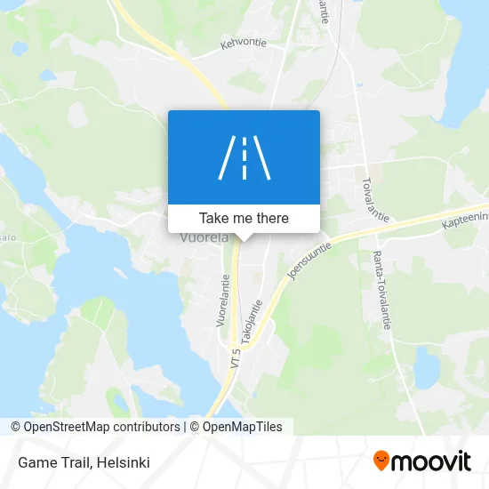 Game Trail map