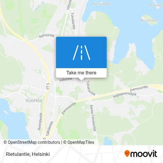 Rietulantie map