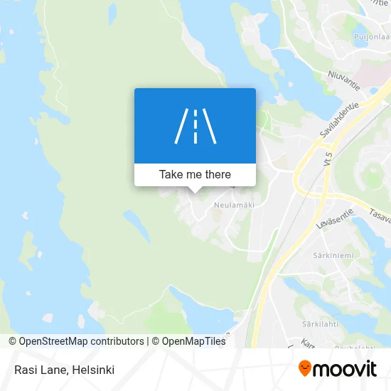 Rasi Lane map