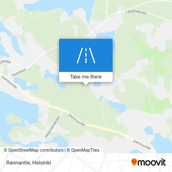 Rannantie map