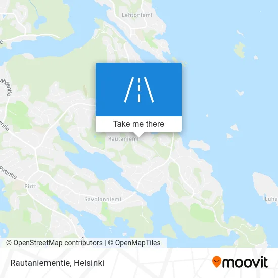 Rautaniementie map