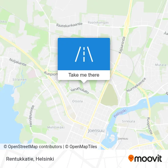 Rentukkatie map
