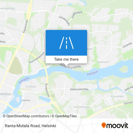 Ranta-Mutala Road map