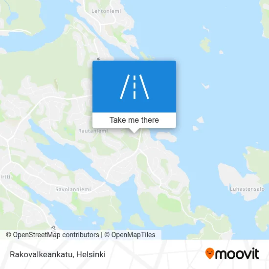 Rakovalkeankatu map