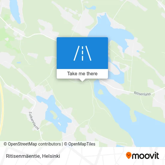 Ritisenmäentie map