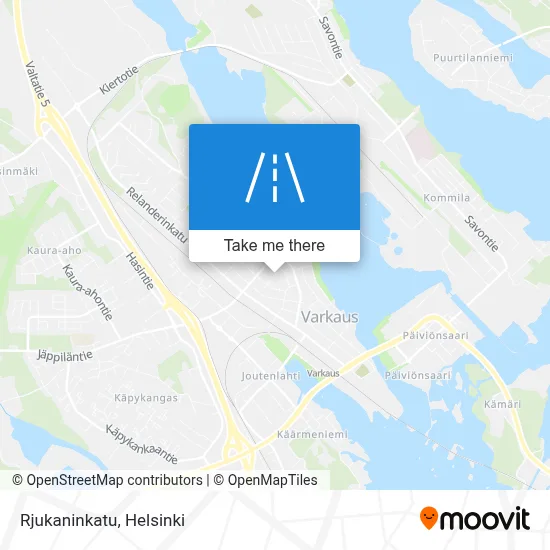Rjukaninkatu map