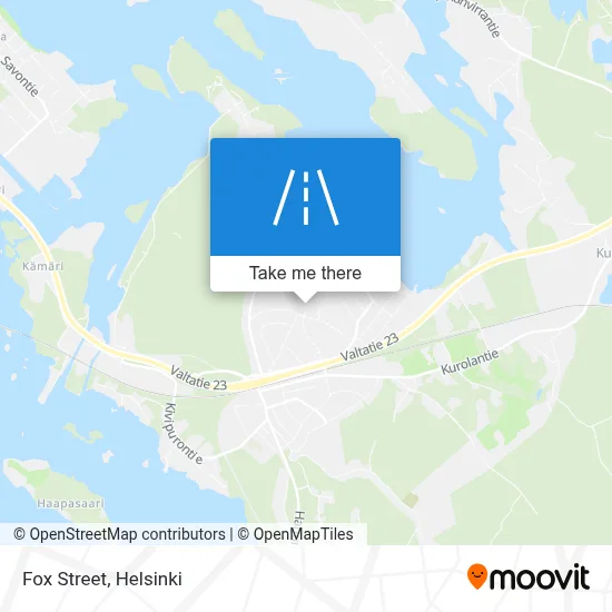 Fox Street map
