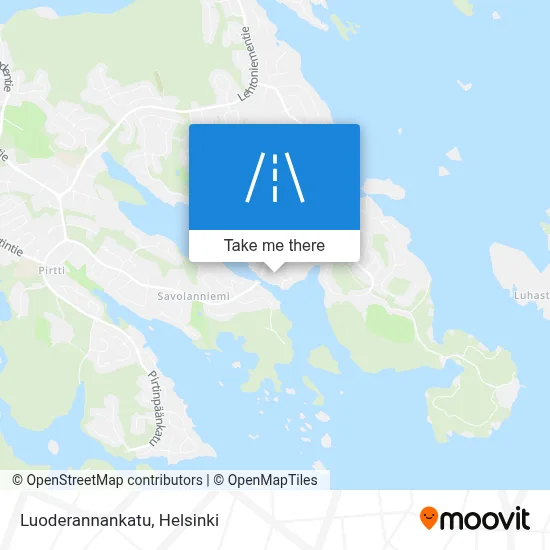 Luoderannankatu map