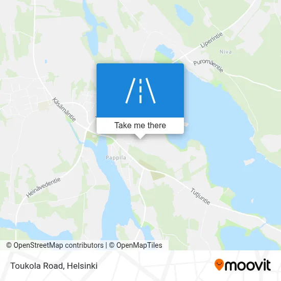Toukola Road map