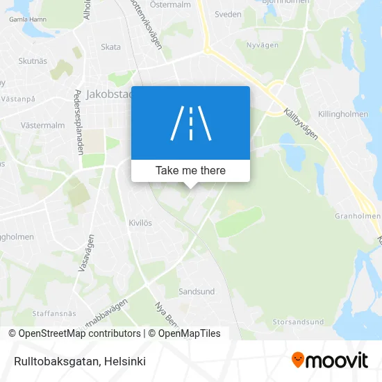 Rulltobaksgatan map