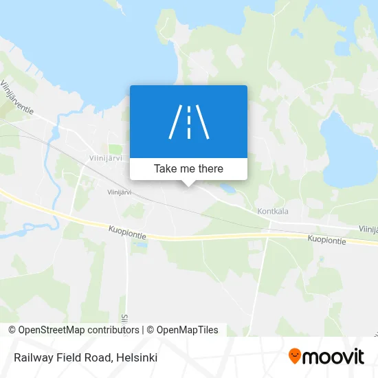 Railway Field Road map