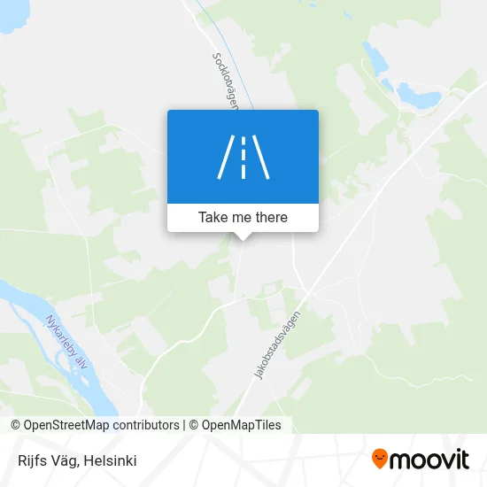 Rijfs Väg map