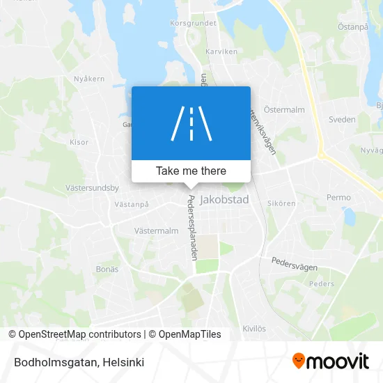 Bodholmsgatan map