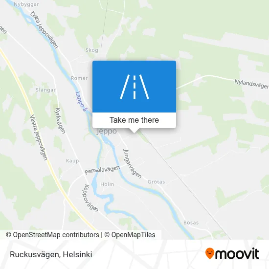 Ruckusvägen map