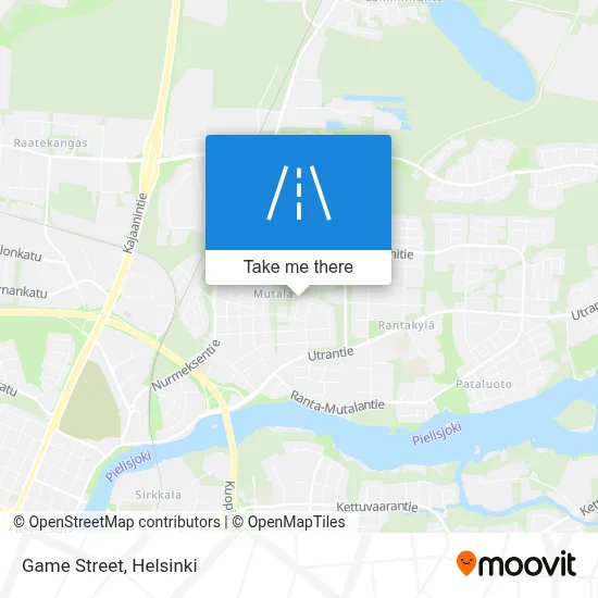 Game Street map