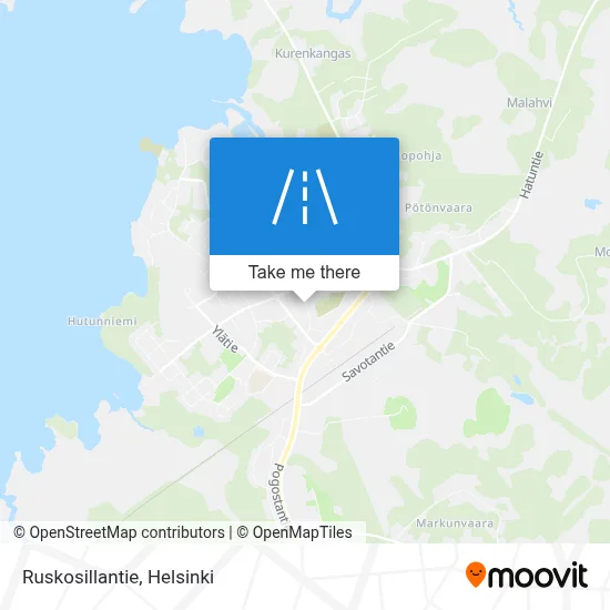 Ruskosillantie map