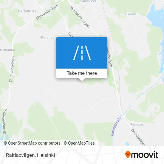 Raitlaxvägen map