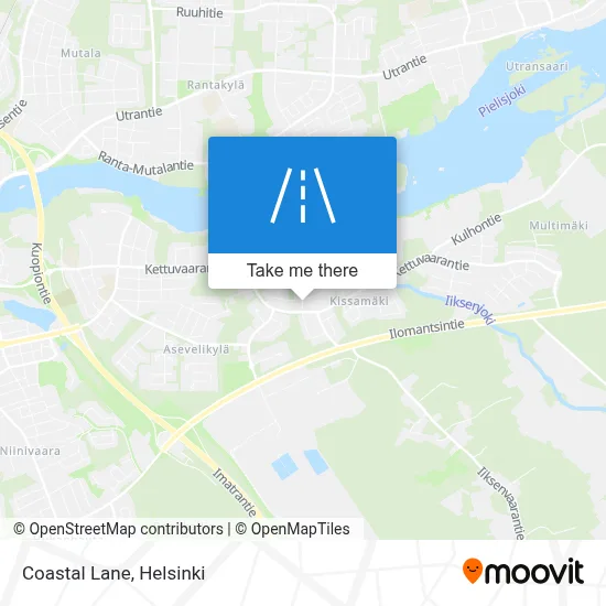 Coastal Lane map