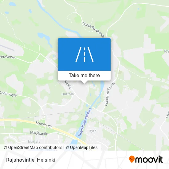 Rajahovintie map