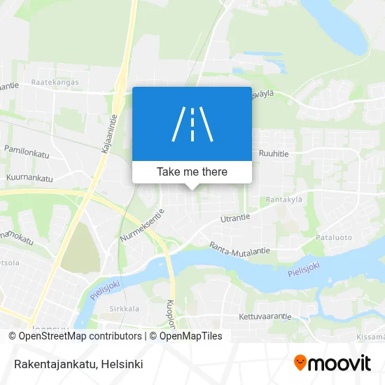 Rakentajankatu map