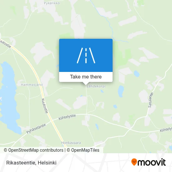 Rikasteentie map