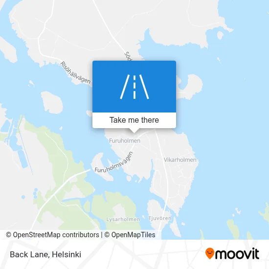 Back Lane map