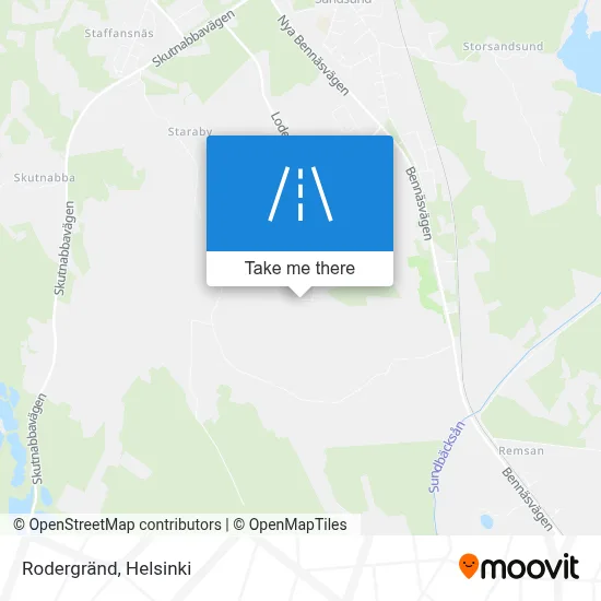 Rodergränd map