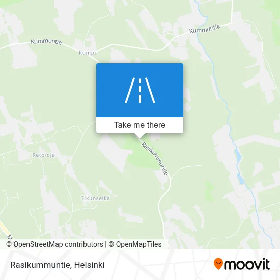 Rasikummuntie map