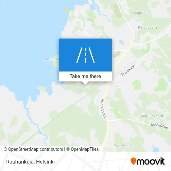 Rauhankuja map