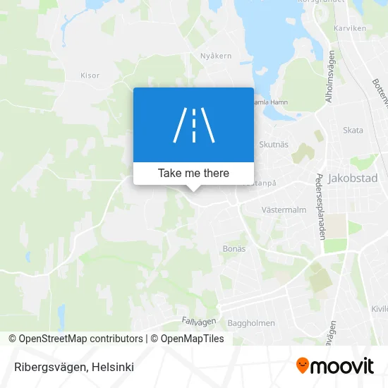 Ribergsvägen map