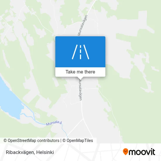 Ribackvägen map