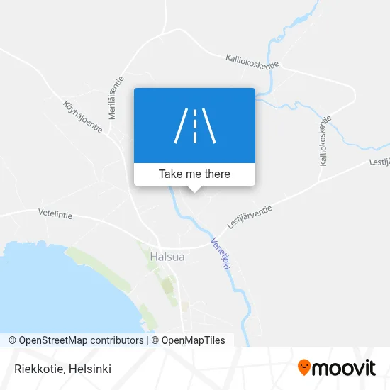 Riekkotie map