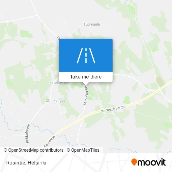 Rasintie map