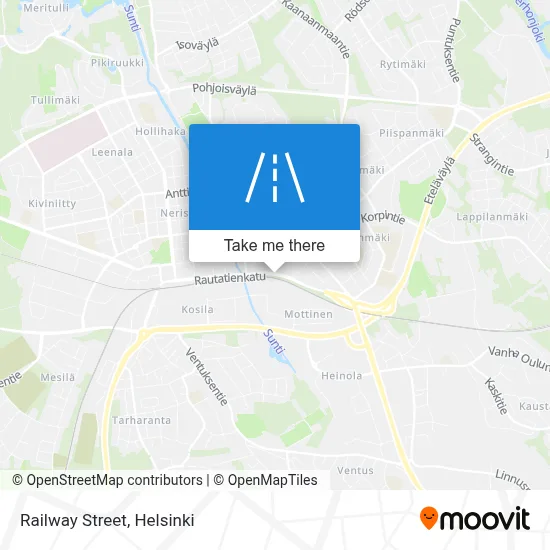 Railway Street map