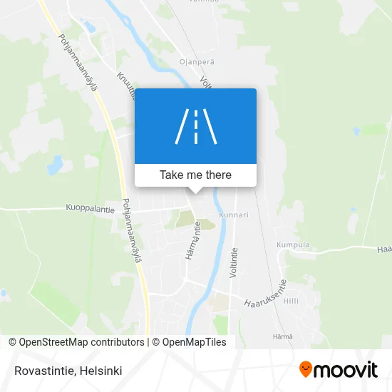 Rovastintie map