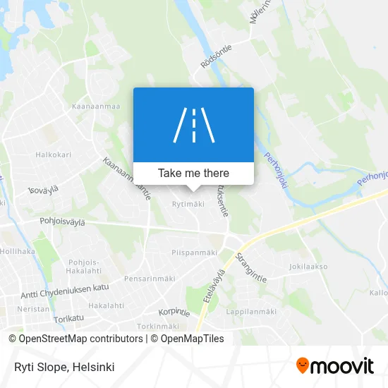 Ryti Slope map