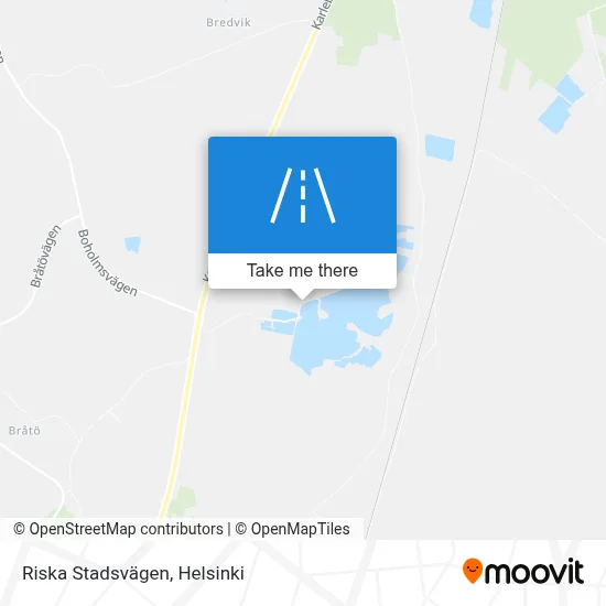 Riska Stadsvägen map