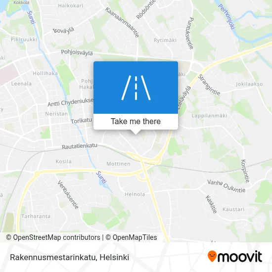Rakennusmestarinkatu map