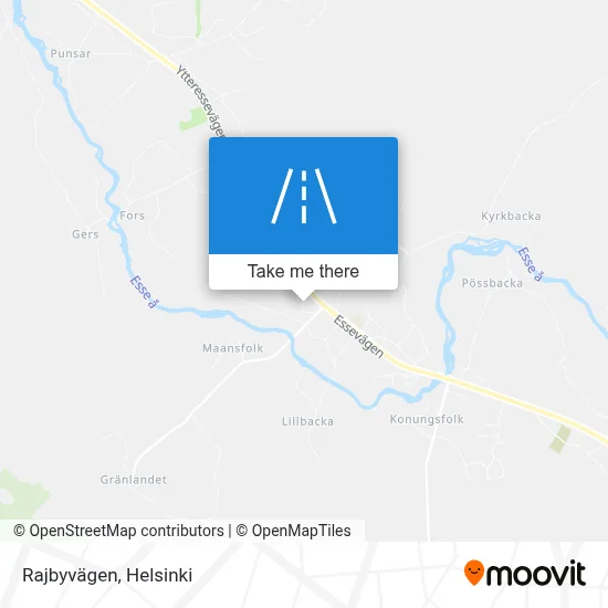 Rajbyvägen map