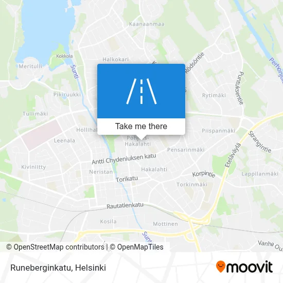 Runeberginkatu map