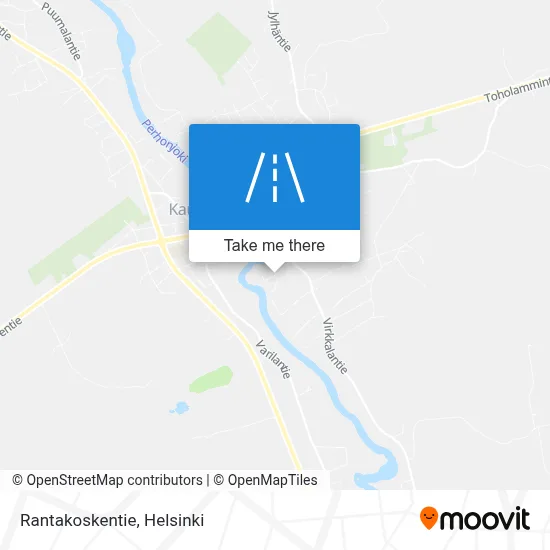 Rantakoskentie map