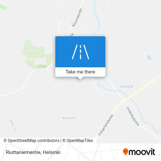 Riuttaniementie map