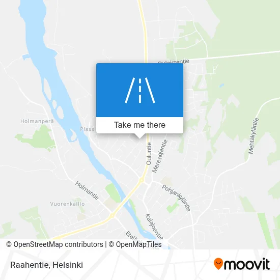 Raahentie map