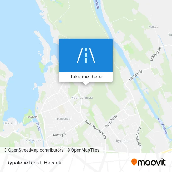 Rypäletie Road map